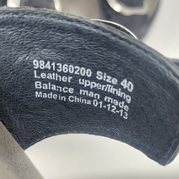 Dansko Sophie 2 Strap Sandal EU40/US9.5-10 Black Tropical Floral Emboss Leather - Picture 10 of 13